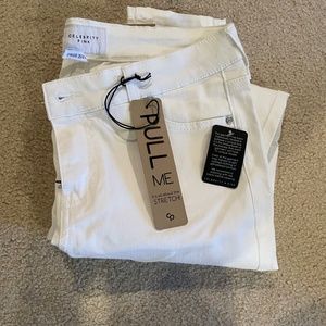 Celebrity Pink White Jeans